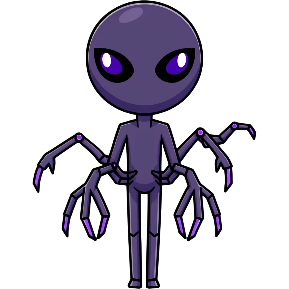 Minecraft Enderman emoji