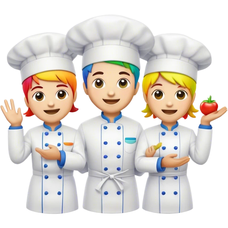 Rainbow Chefs Academy excited emoji