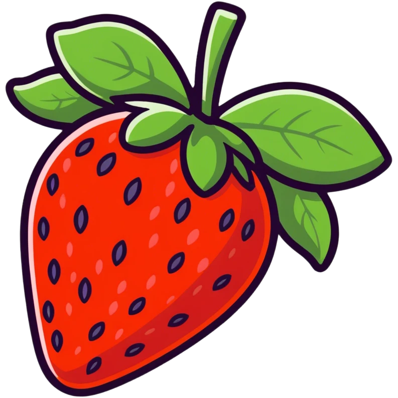 Strawberry bow  emoji