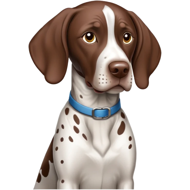 German shorthaired pointer emoji