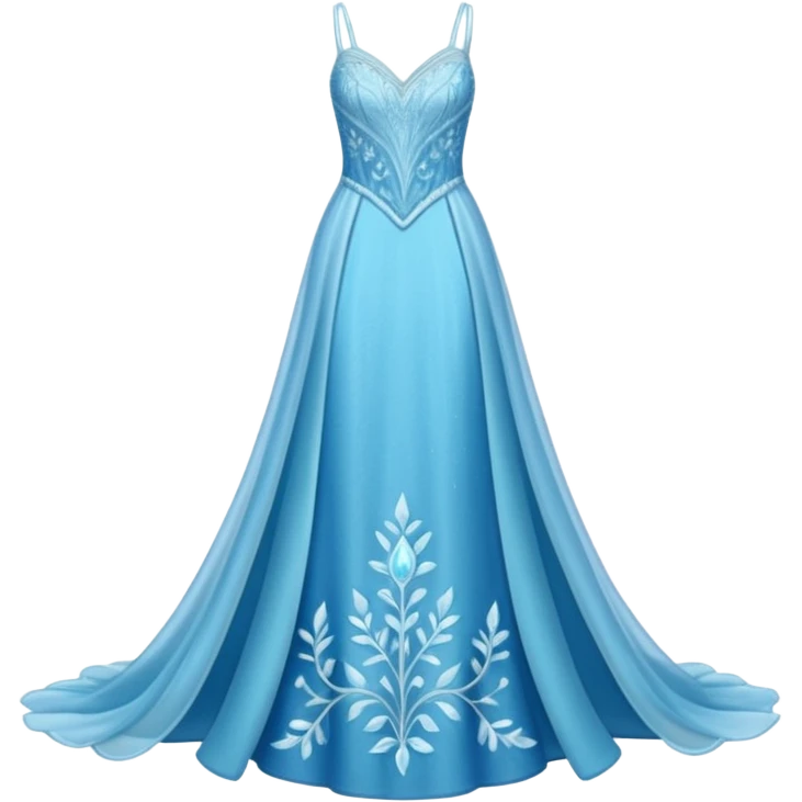 Elsa’s dress emoji