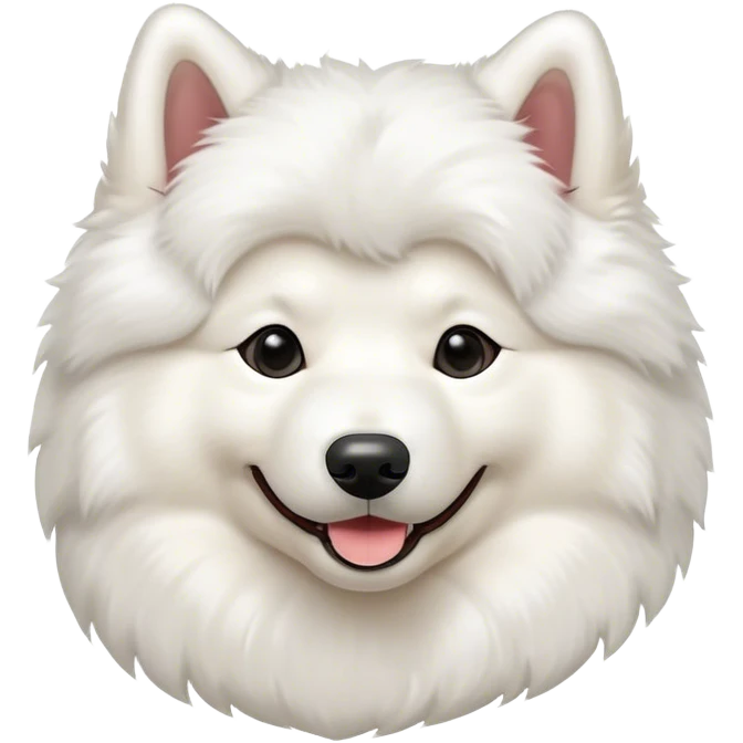 happy samoyed in Reims emoji