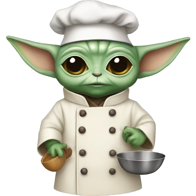 chef baby yoda emoji