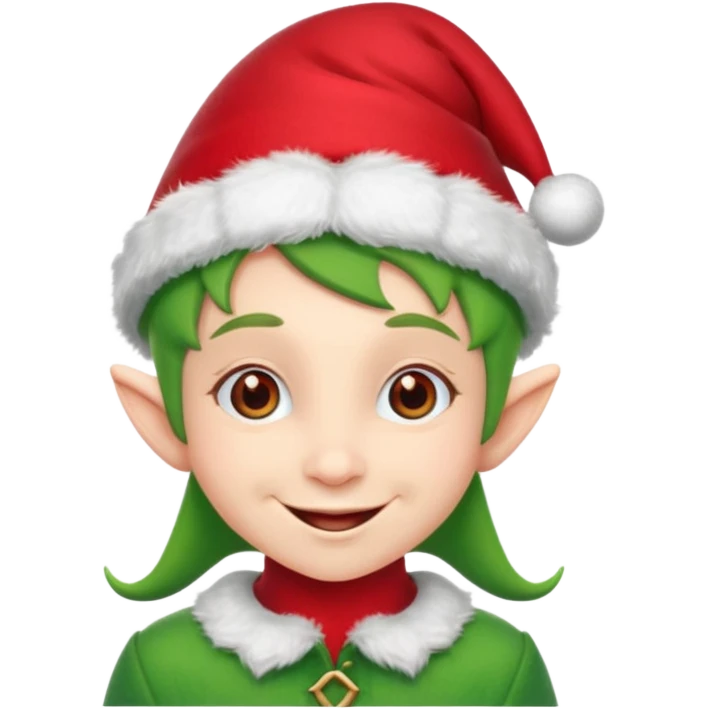Christmas elf emoji