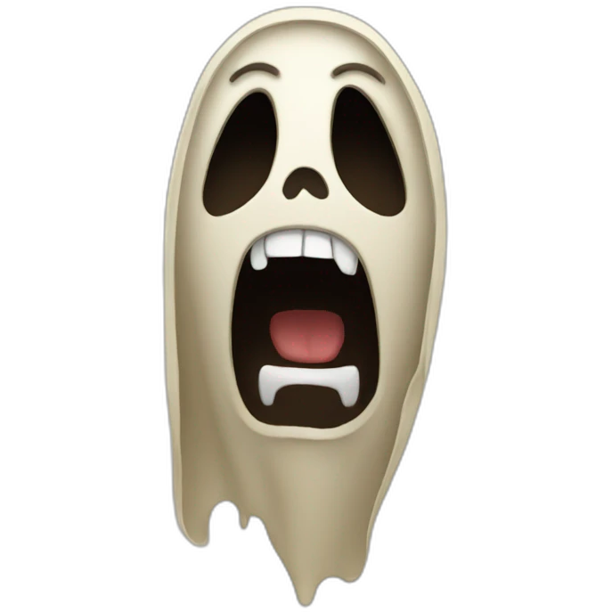 Scream emoji