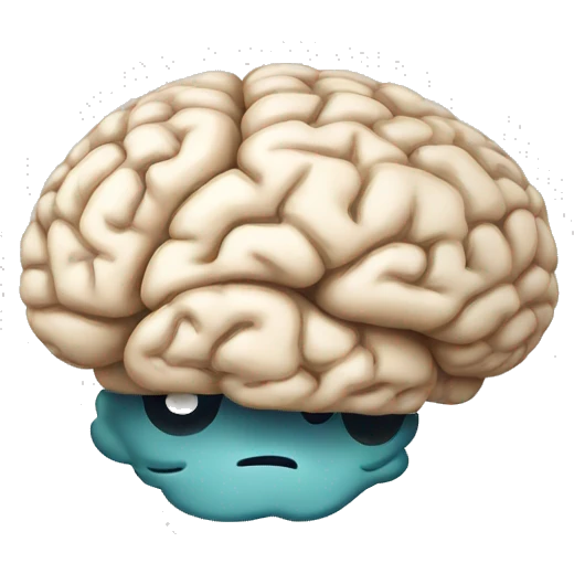brain in academic hat emoji