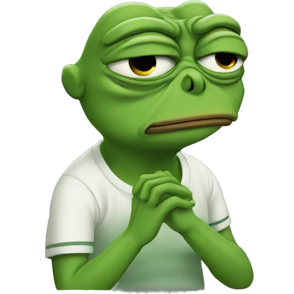 crying pepe emoji
