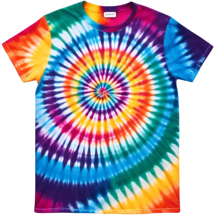 1990’s tie dye shirt emoji
