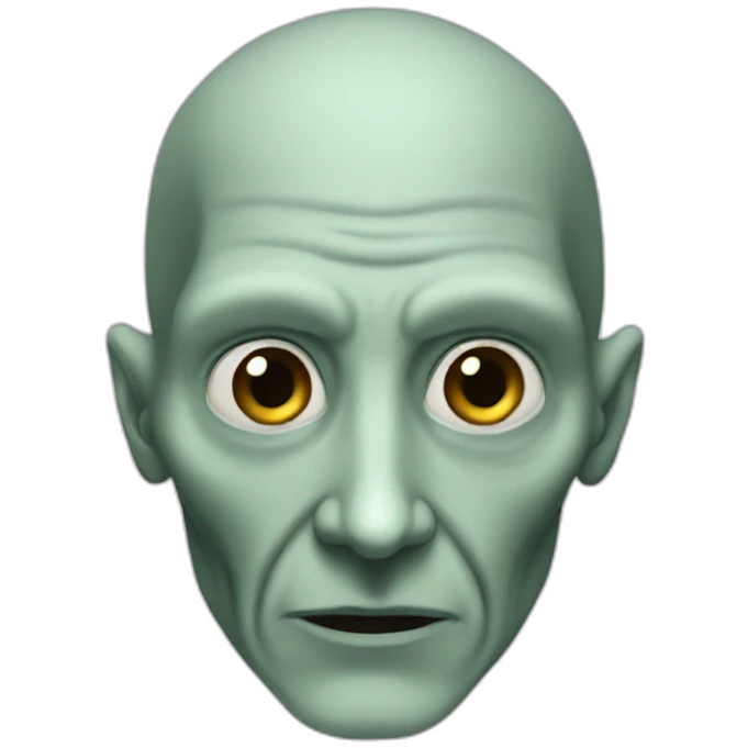 voldemort without nose emoji