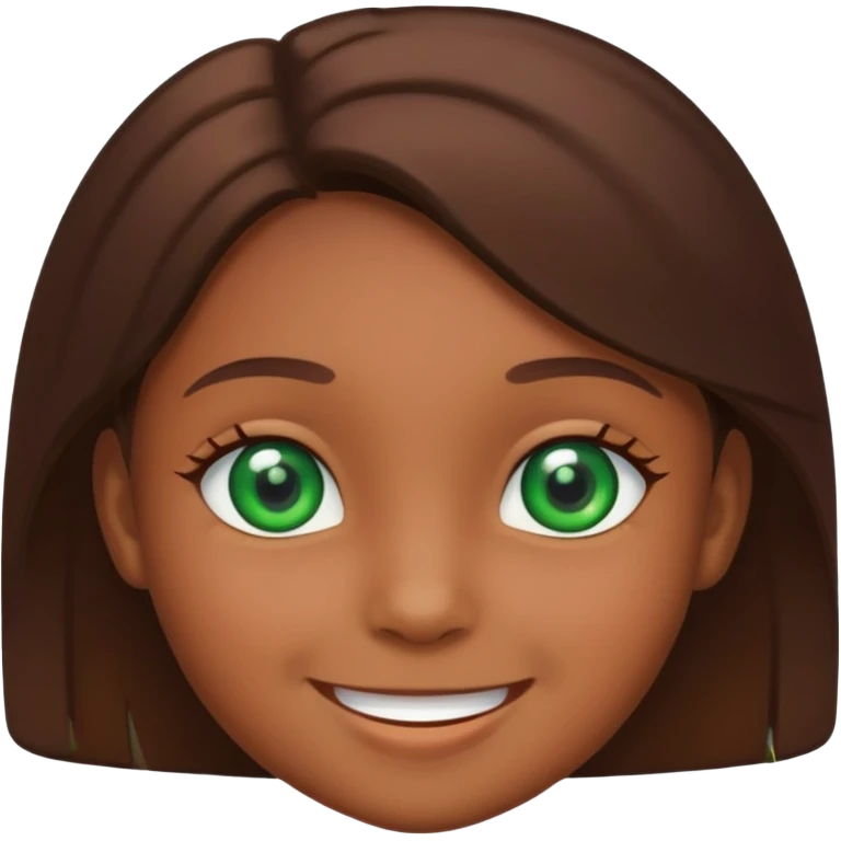 Esmer bir çocuk emoji