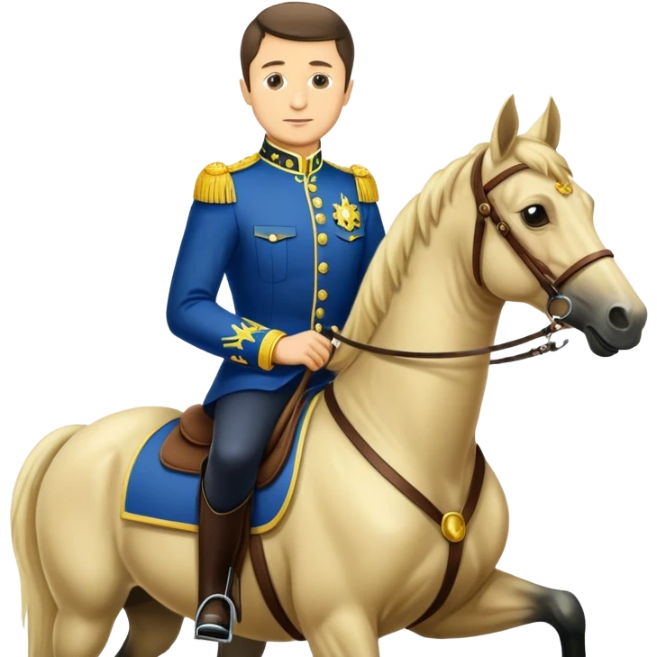 Zelensky on a horse emoji
