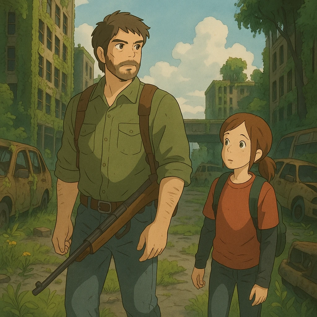 The Last of Us inspired scene emoji