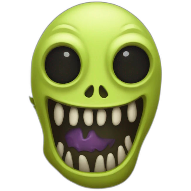 Halloween monster decapitated emoji