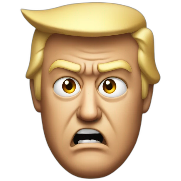 angry donald trump emoji