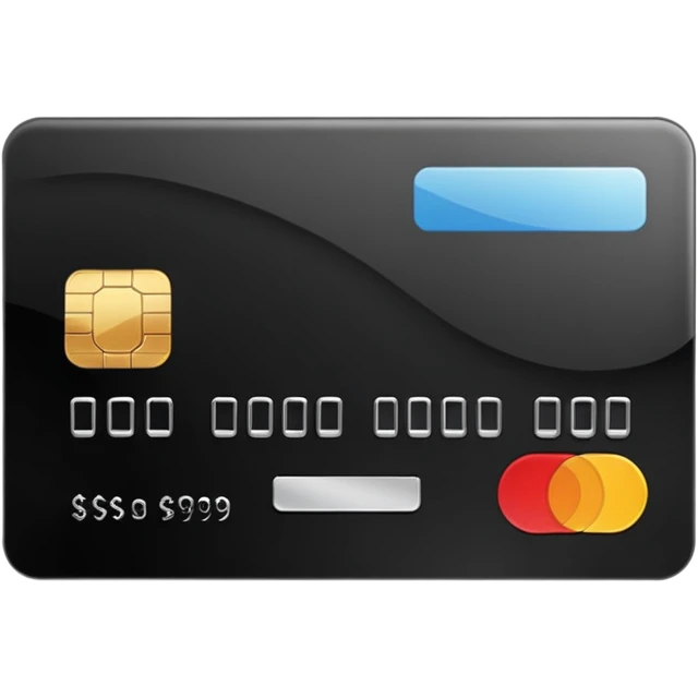 black credit card, no text emoji