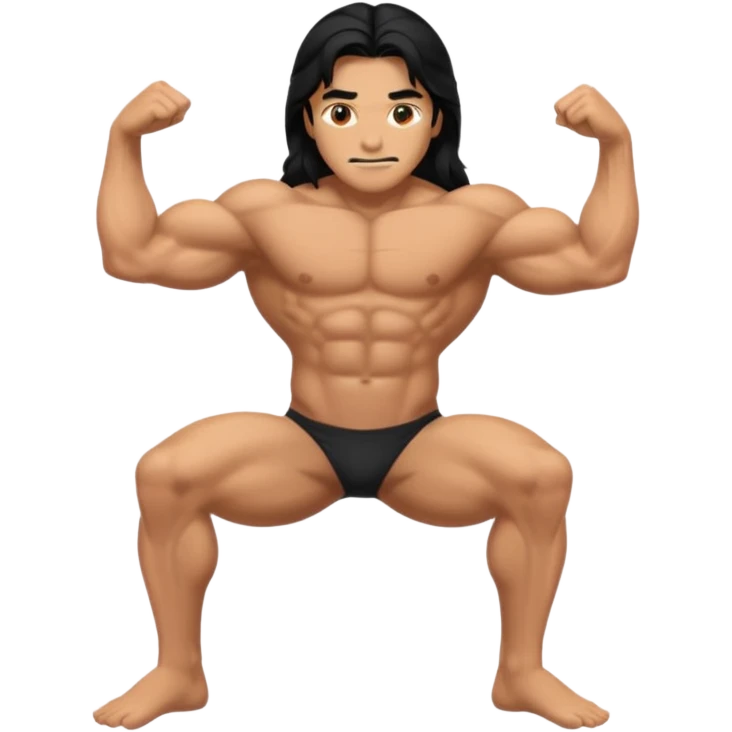 James iha long black hair naked legs spread emoji