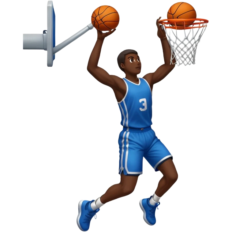 Basketball dunk emoji