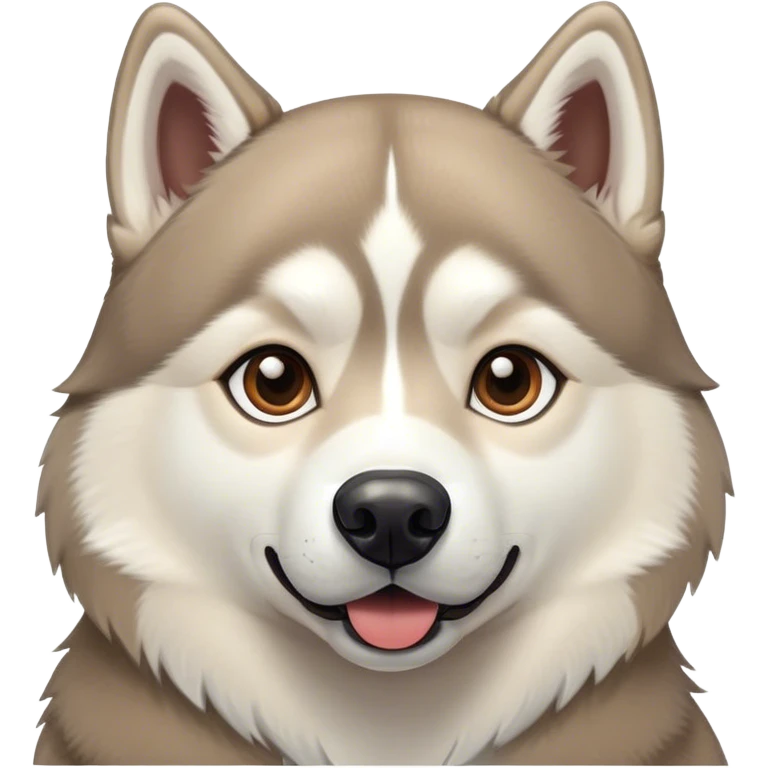 Husky in Florida emoji
