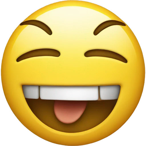Excited yellow emoji emoji