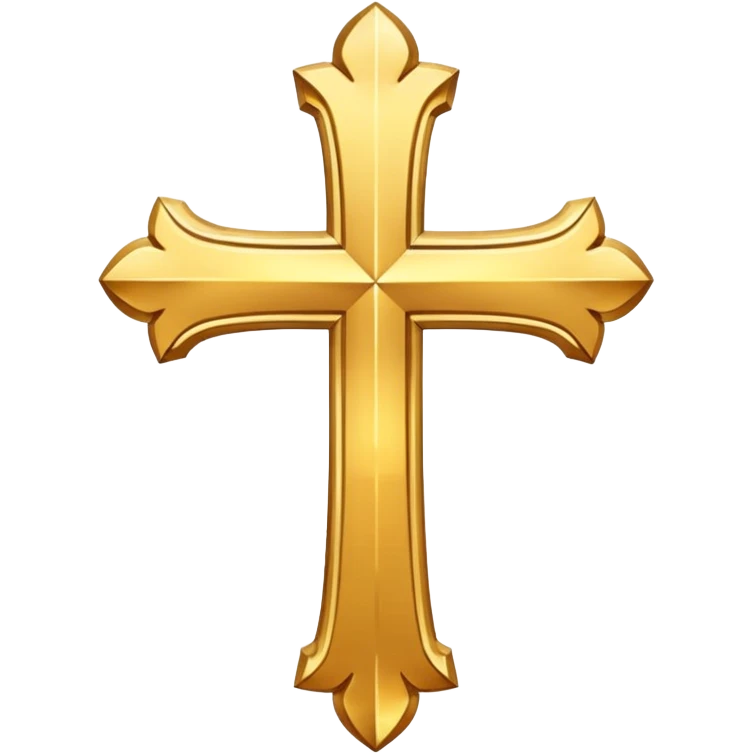 Golden cross emoji