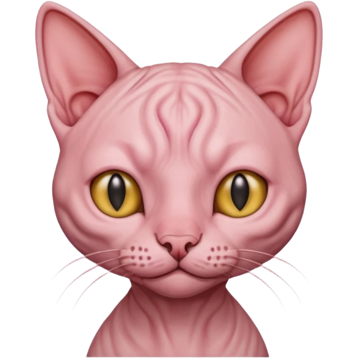 Hairless cat emoji