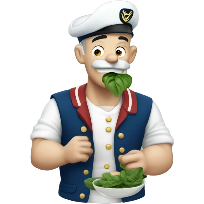 Sailor popeye eating spinach emoji