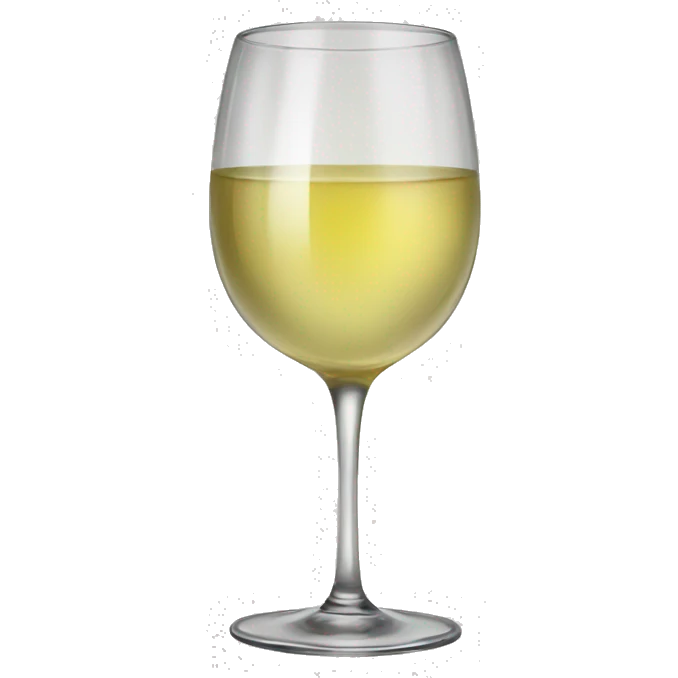 Glas of whitewine emoji