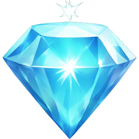 Diamond with light stick  emoji