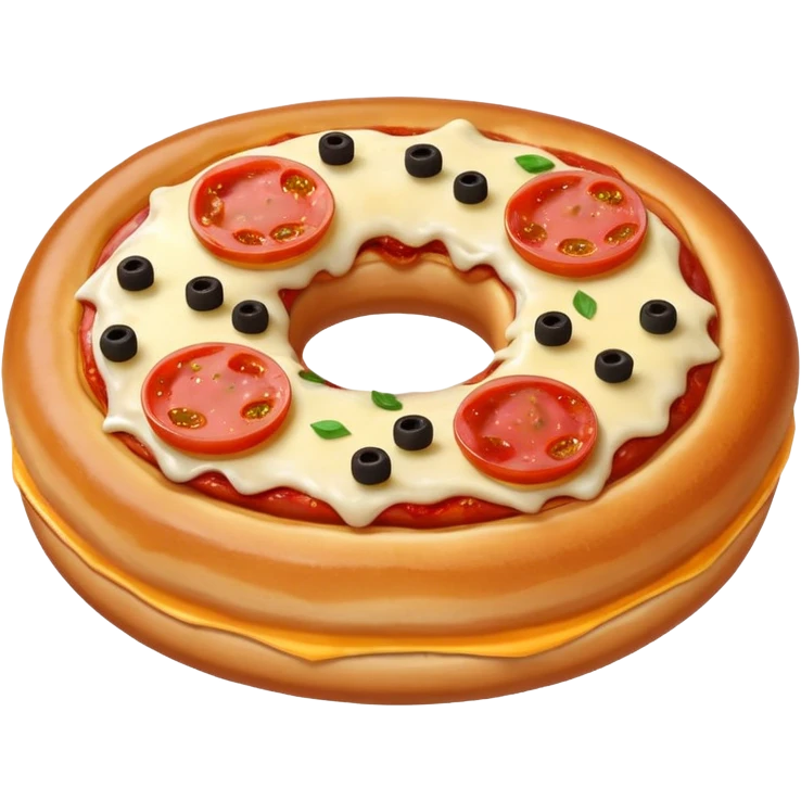 Pizza donut emoji