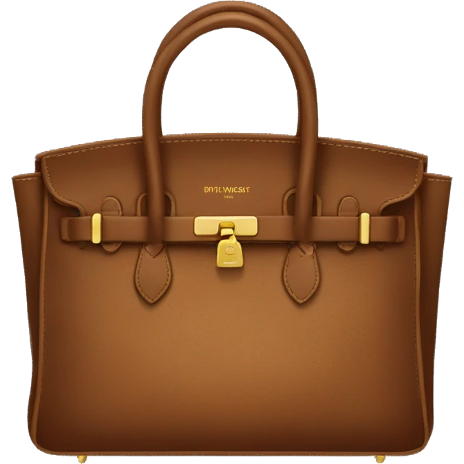 Brown birkin bag emoji