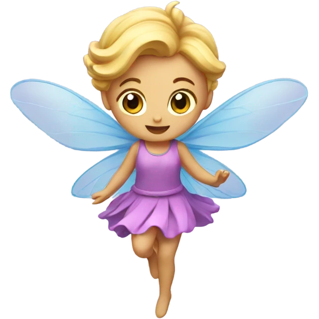 Flying fairy set emoji