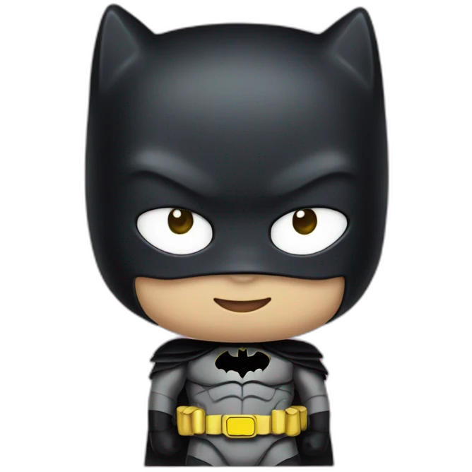 Hello kitty with batman emoji