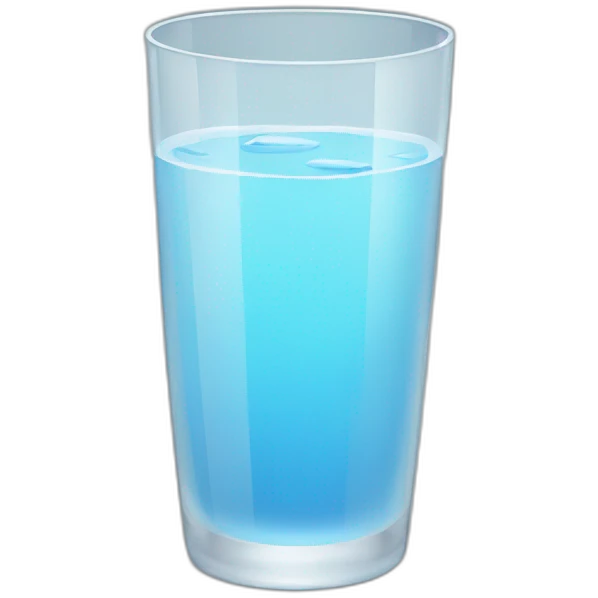 glass of water emoji
