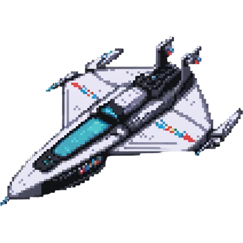sleek futuristic space cruiser emoji