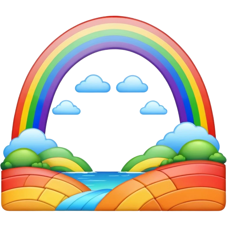 Regenbogen am horizont emoji