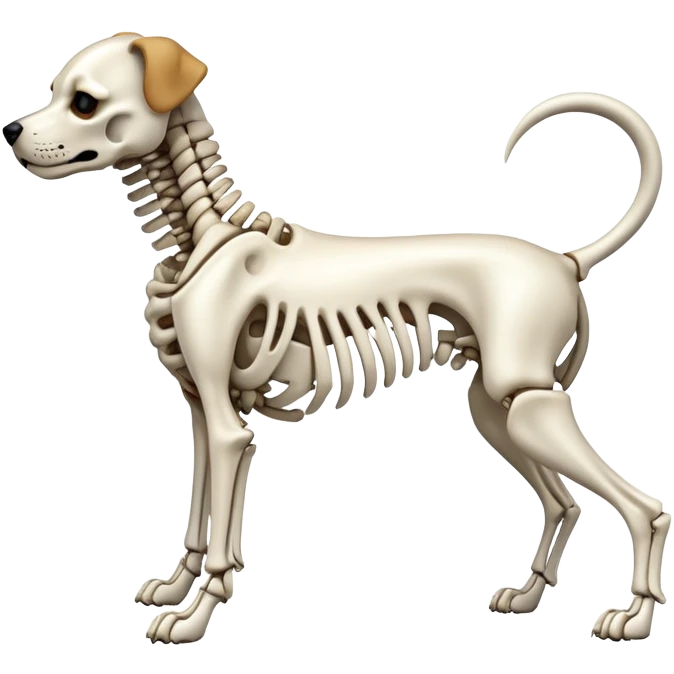 Skelett Hund  emoji