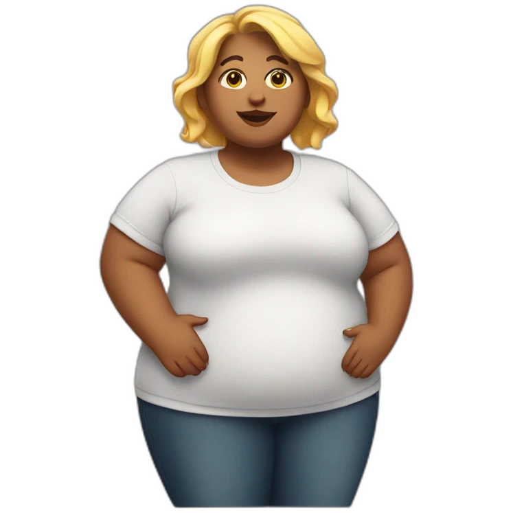 fat girl emoji