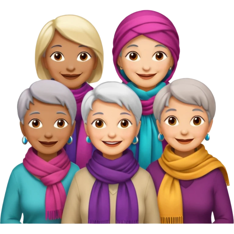4 older ladies emoji