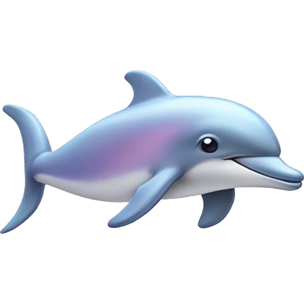 Pastel-pink-colors-dolphin emoji