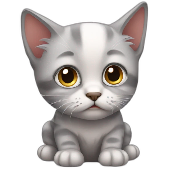 sad kitten emoji