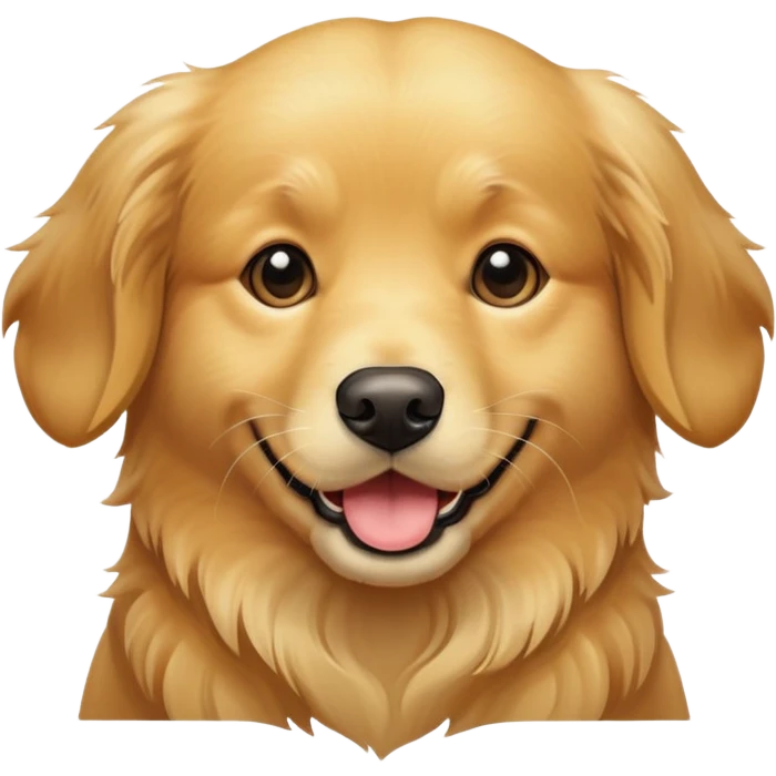 Golden retriever emoji