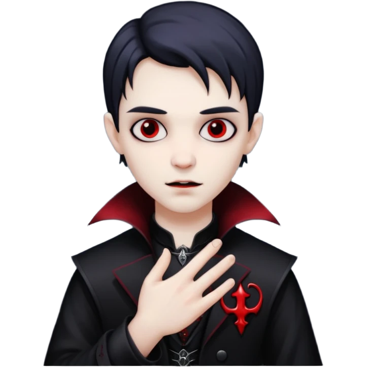 Young vamp life hand emoji