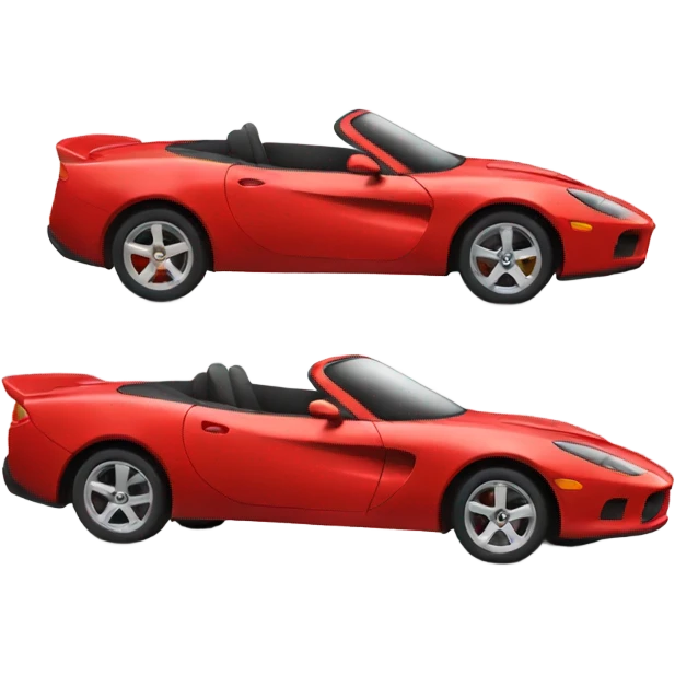 red sports car emoji