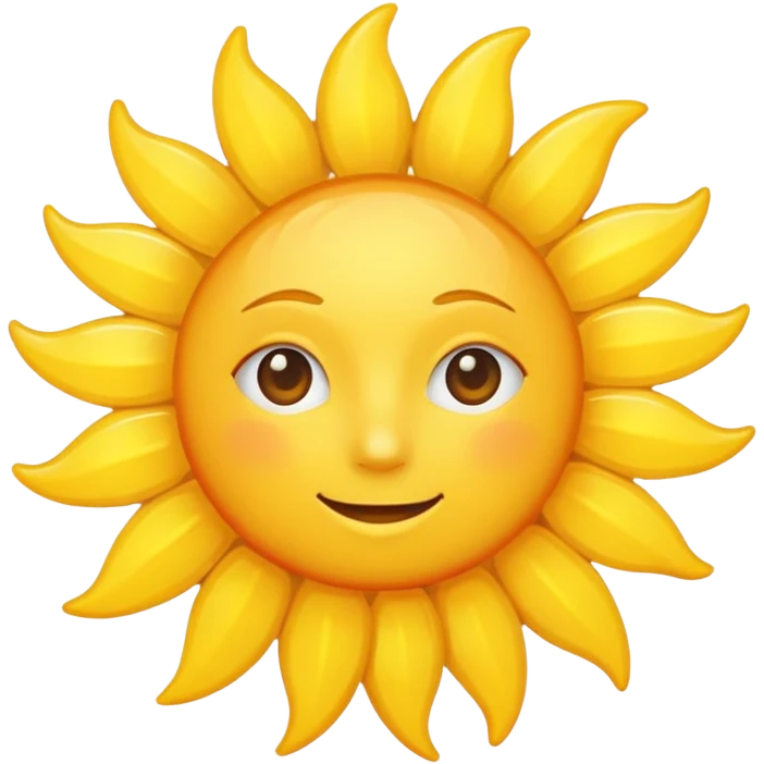 Sun emoji