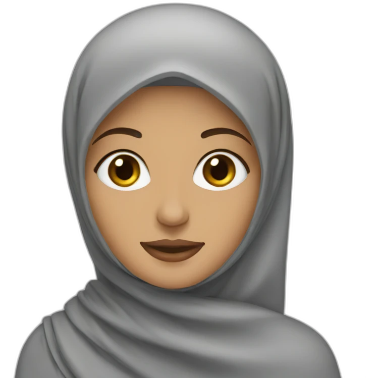 woman with hijab emoji