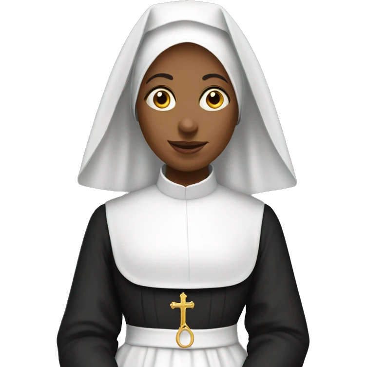 nun Victorian woman emoji