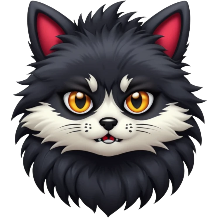 Cool gothic cute badass Fursuit-furry-fursona emoji