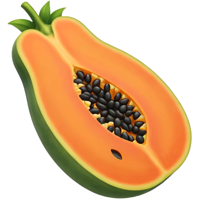 Papaya emoji