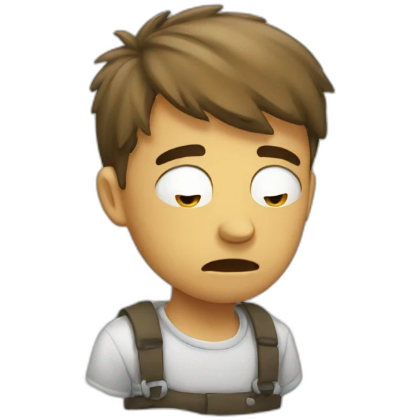 Depressed emoji