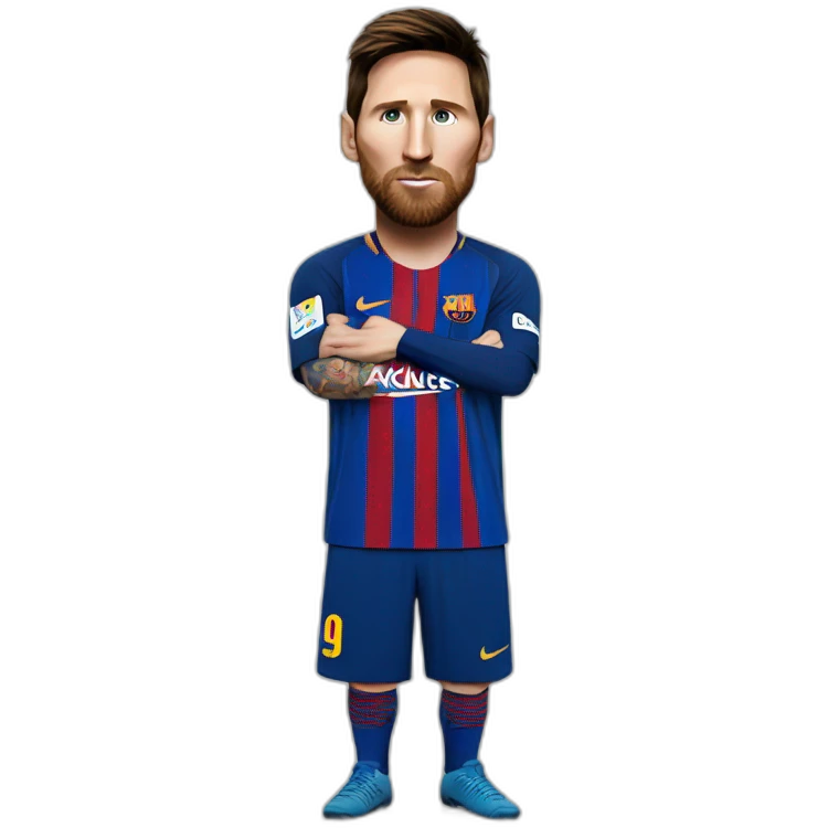 Messi debout emoji